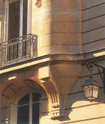 Détail de la façade